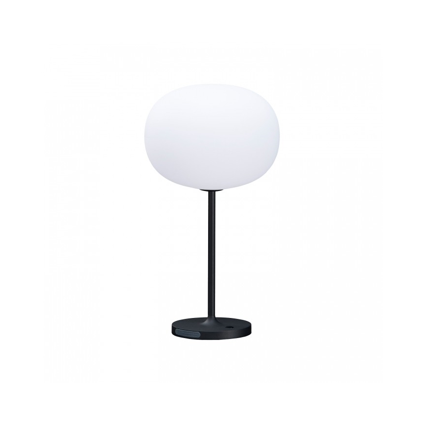 LED fényerőszabályozható újratölthető kültéri asztali lámpa VENEZIA LED/2W/5V 2700K IP54 4000 mAh fekete