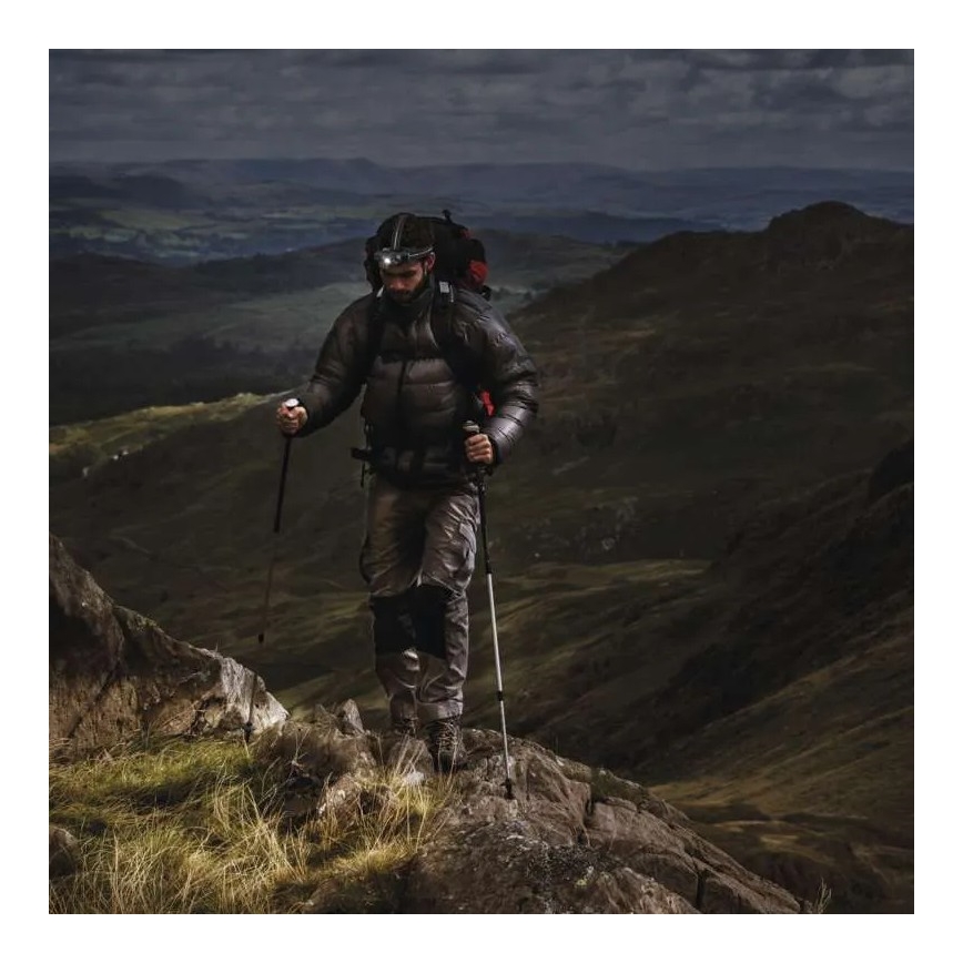 LED Dimmelhető újratölthető fejlámpa GP XPLOR PHR19 LED/1x18650/5V IPX8