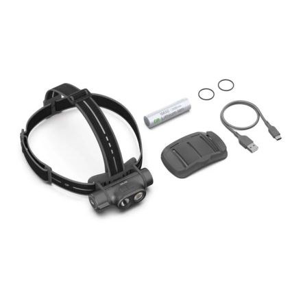 LED Dimmelhető újratölthető fejlámpa GP XPLOR PHR19 LED/1x18650/5V IPX8