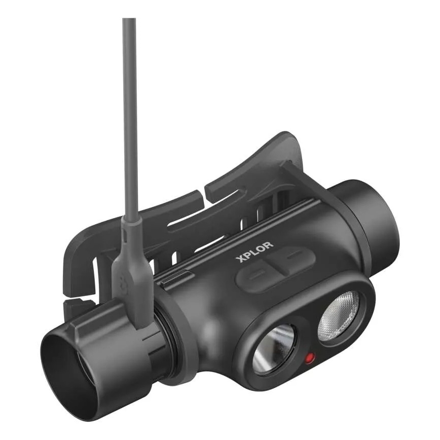 LED Dimmelhető újratölthető fejlámpa GP XPLOR PHR19 LED/1x18650/5V IPX8