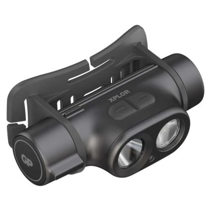 LED Dimmelhető újratölthető fejlámpa GP XPLOR PHR19 LED/1x18650/5V IPX8