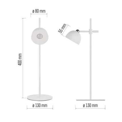 LED Dimmelhető újratölthető mágneses asztali lámpa 4in1 LED/4,2W/3,7V 4000K 1200mAh fehér