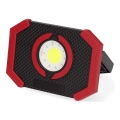 LED Dimmelhető újratölthető reflektor power bankkal LED/10W/3000 mAh IPX2