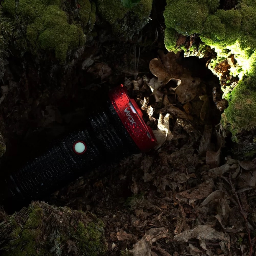 LED Dimmelhető újratölthető zseblámpa LED/20W/5V IPX5 2000 fényes 6000 mAh