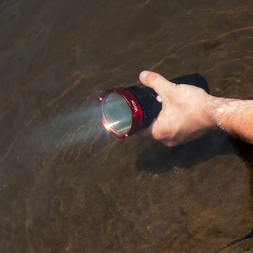 LED Dimmelhető újratölthető zseblámpa LED/20W/5V IPX5 2000 fényes 6000 mAh