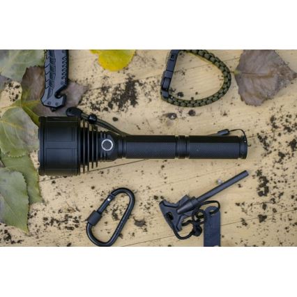 LED Dimmelhető újratölthető zseblámpa LED/30W/5V IPX7 3000 fényes 8400 mAh