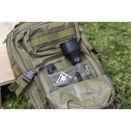 LED Dimmelhető újratölthető zseblámpa LED/30W/5V IPX7 3000 fényes 8400 mAh