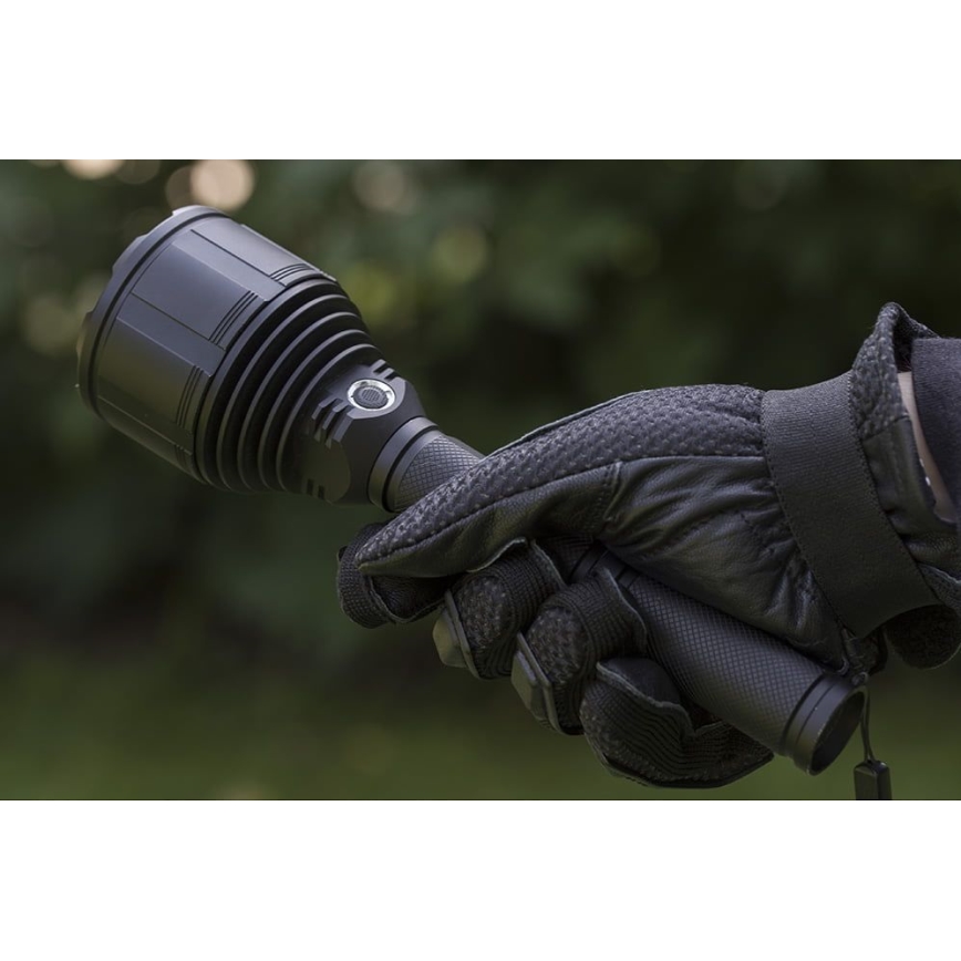 LED Dimmelhető újratölthető zseblámpa LED/30W/5V IPX7 3000 fényes 8400 mAh