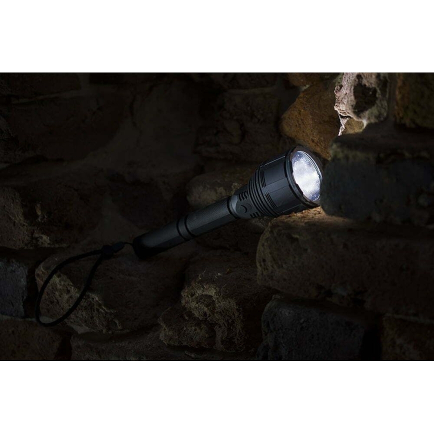 LED Dimmelhető újratölthető zseblámpa LED/30W/5V IPX7 3000 fényes 8400 mAh