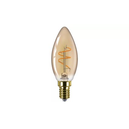 LED dimmelhető VINTAGE Philips B35 izzó E14/2,7W/230V 1800K CRI 90
