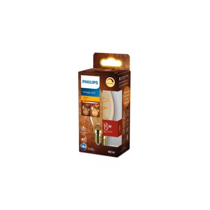 LED dimmelhető VINTAGE Philips B35 izzó E14/2,7W/230V 1800K CRI 90