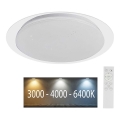 LED Dimmeres mennyezeti lámpa LED/40W/230V 3000K/4000K/6500K átm. 46,5 cm + távirányító