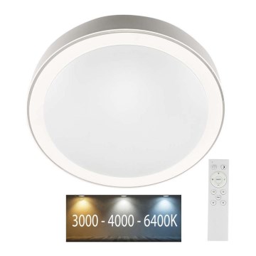 LED Dimmeres mennyezeti lámpa LED/40W/230V 3000K/4000K/6500K átm. 51 cm + távirányító