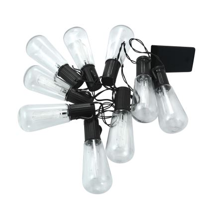 LED díszfüzér EDISON 2,65 m 10×LED/2×AA