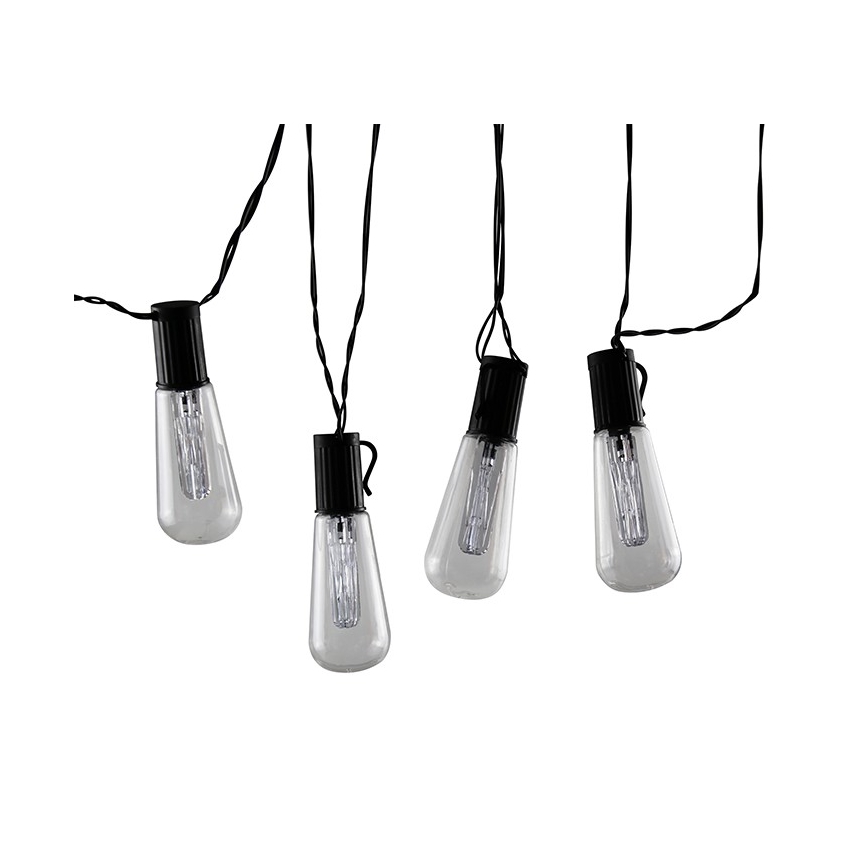 LED díszfüzér EDISON 2,65 m 10×LED/2×AA