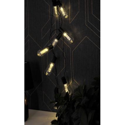 LED díszfüzér EDISON 2,65 m 10×LED/2×AA