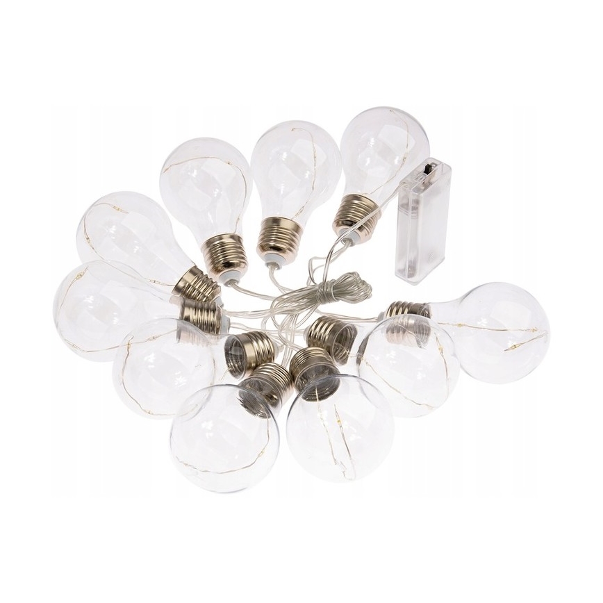 LED díszfüzér SMOLDER 2,1 m 10xLED/2xAA