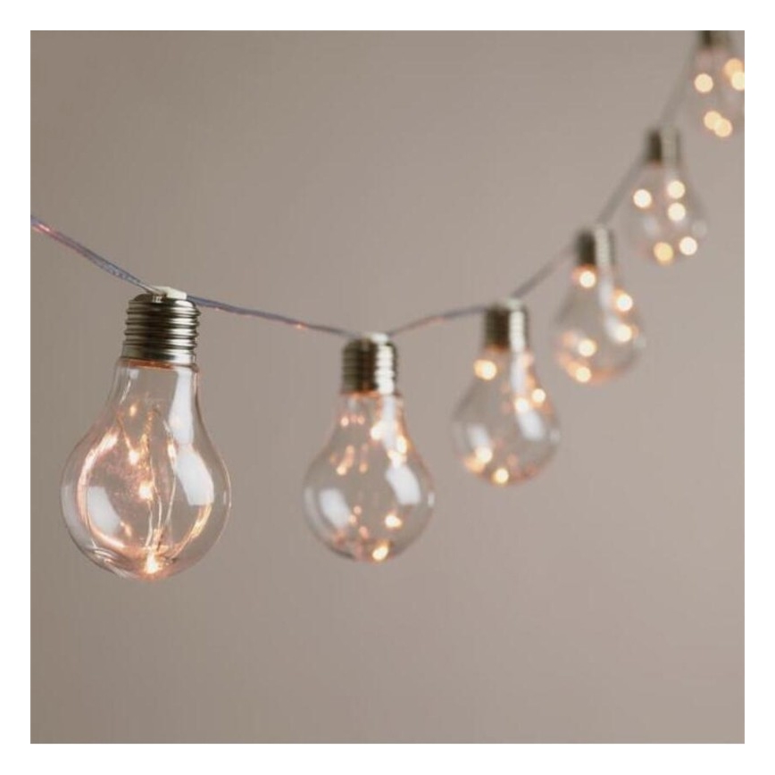 LED díszfüzér SMOLDER 2,1 m 10xLED/2xAA