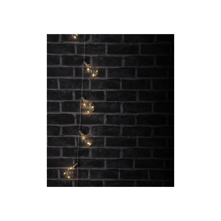 LED díszfüzér SMOLDER 2,1 m 10xLED/2xAA