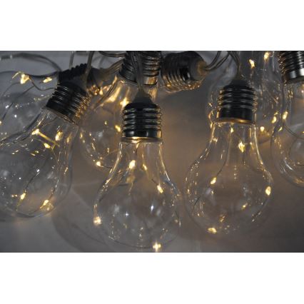 LED díszfüzér SMOLDER 2,1 m 10xLED/2xAA