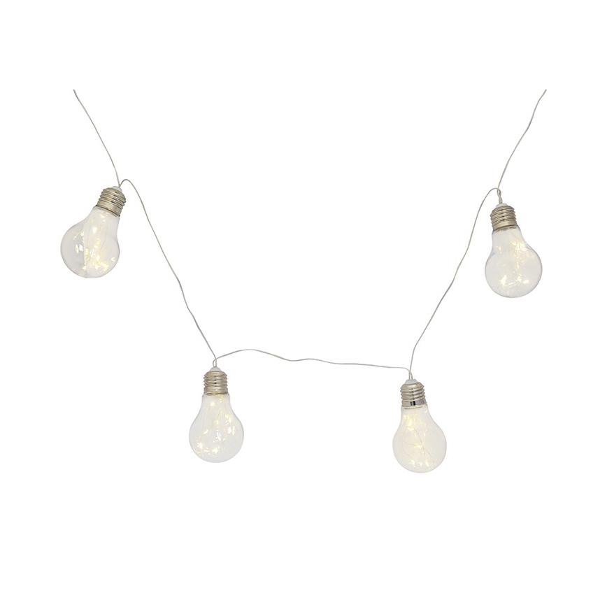 LED díszfüzér SMOLDER 2,1 m 10xLED/2xAA