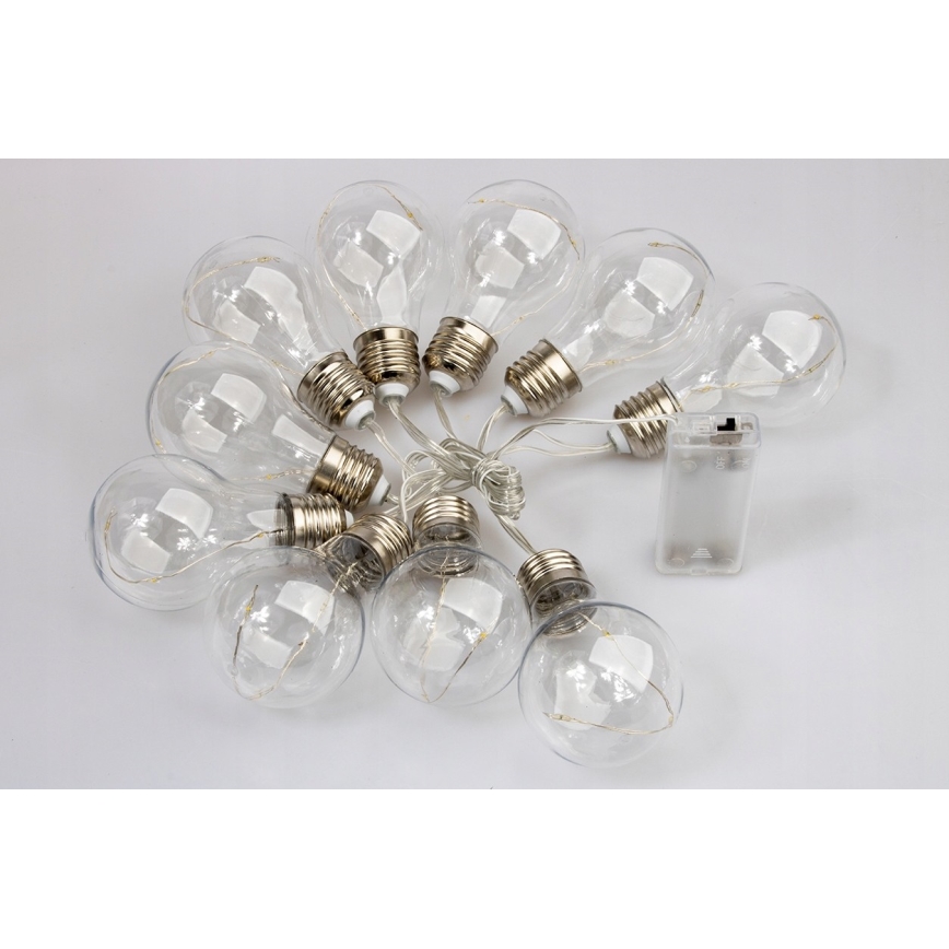 LED díszfüzér SMOLDER 2,1 m 10xLED/2xAA
