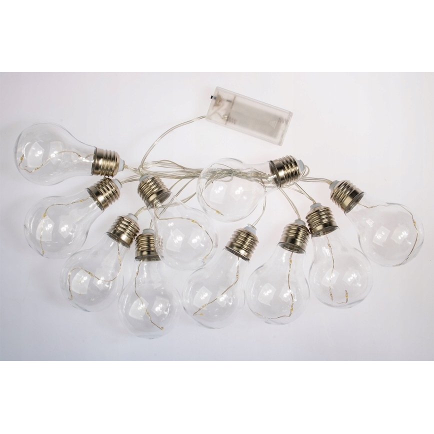 LED díszfüzér SMOLDER 2,1 m 10xLED/2xAA