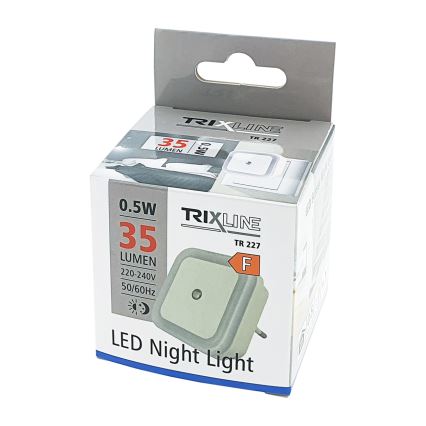 LED Éjjeli lámpa érzékelős LED/0,5W/230V fehér