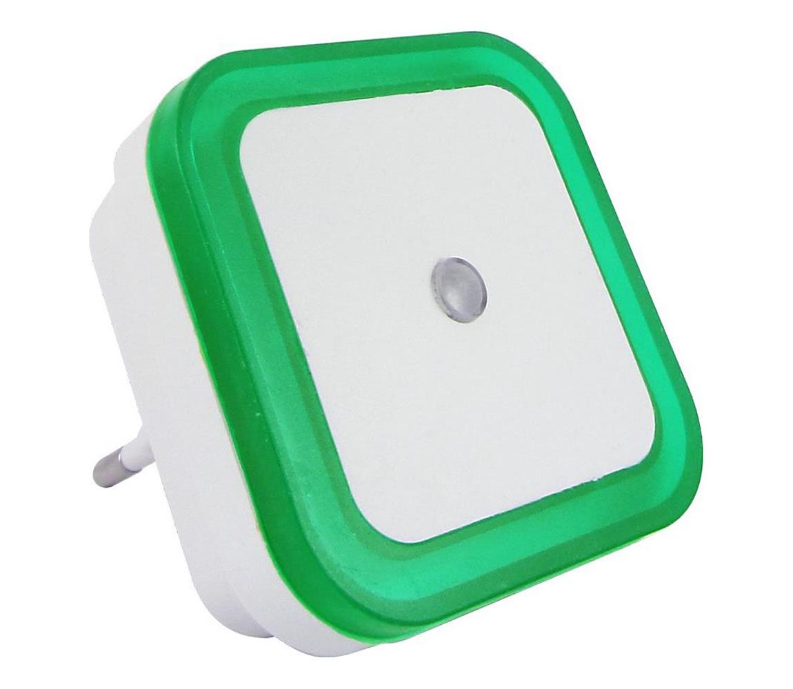 LED éjszakai lámpa alkonyatérzékelővel LED/0,5W/230V zöld 034 0000185