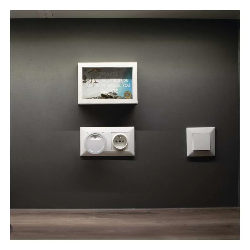 LED éjszakai lámpa alkonykapcsolóval LED/0,3W/230V