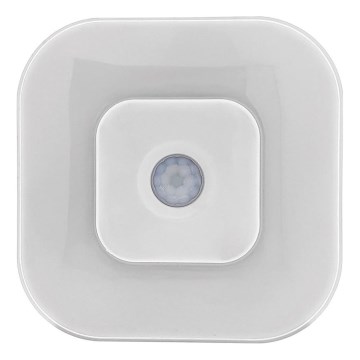 LED éjszakai lámpa érzékelővel LED/0,5W/4,5V 3xAAA fehér