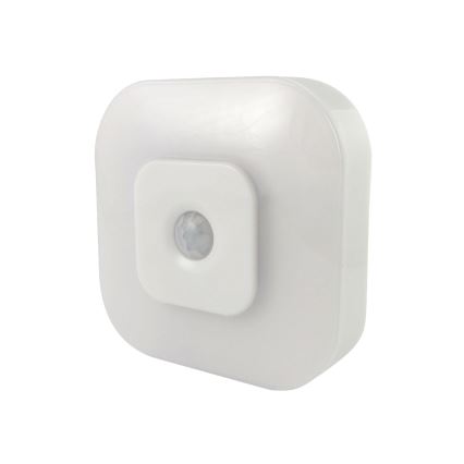 LED éjszakai lámpa érzékelővel LED/0,5W/4,5V 3xAAA fehér