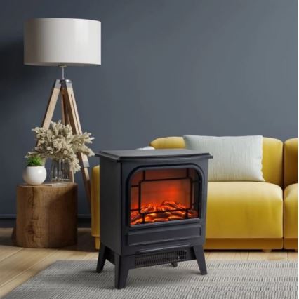 LED Elektromos kandalló fűtéssel LED/1950W/230V 42,5x35 cm