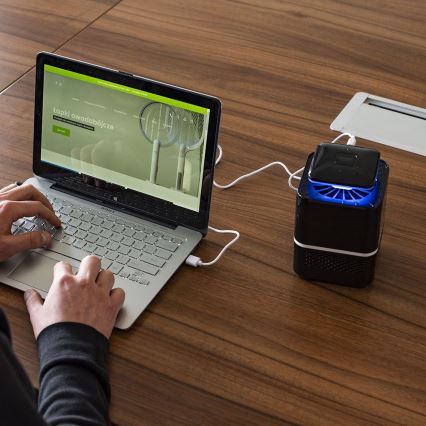 LED Elektromos rovarcsapda USB/5V 40 m²