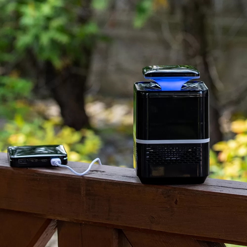 LED Elektromos rovarcsapda USB/5V 40 m²