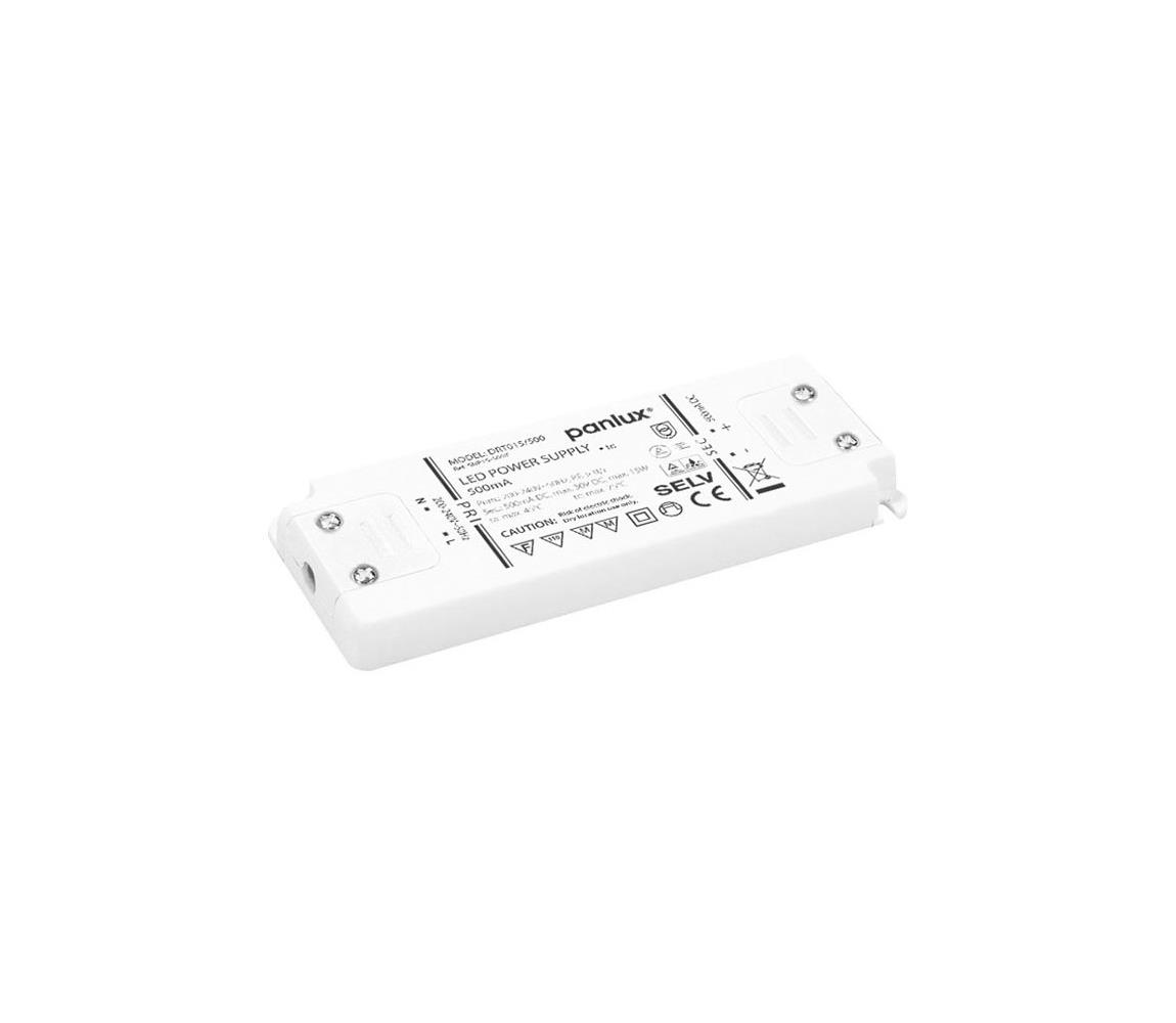 LED elektronikus transzformátor 15 W/230 V/500 mA DRT015/500