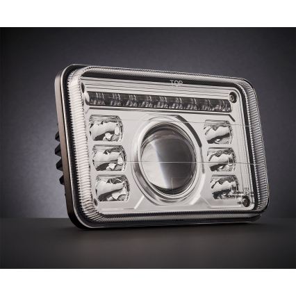 LED első fényszóró traktorhoz LED/69W/10-30V IP69 5700K téglalap alakú