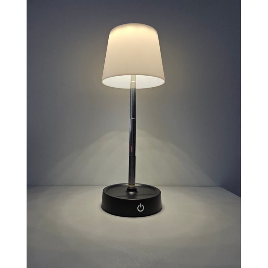 LED érintős asztali lámpa, állítható fényerővel LED/3W/5V USB 800 mAh fehér