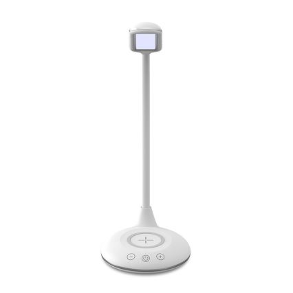 LED érintős, fényerőszabályzós asztali lámpa vezeték nélküli töltéssel LED/4W/5V 3000-6500K fehér