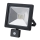 LED érzékelős kültéri reflektor SLIM 20W/230V fekete