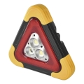LED-es elakadásjelző háromszög, 5V, 1800 mAh