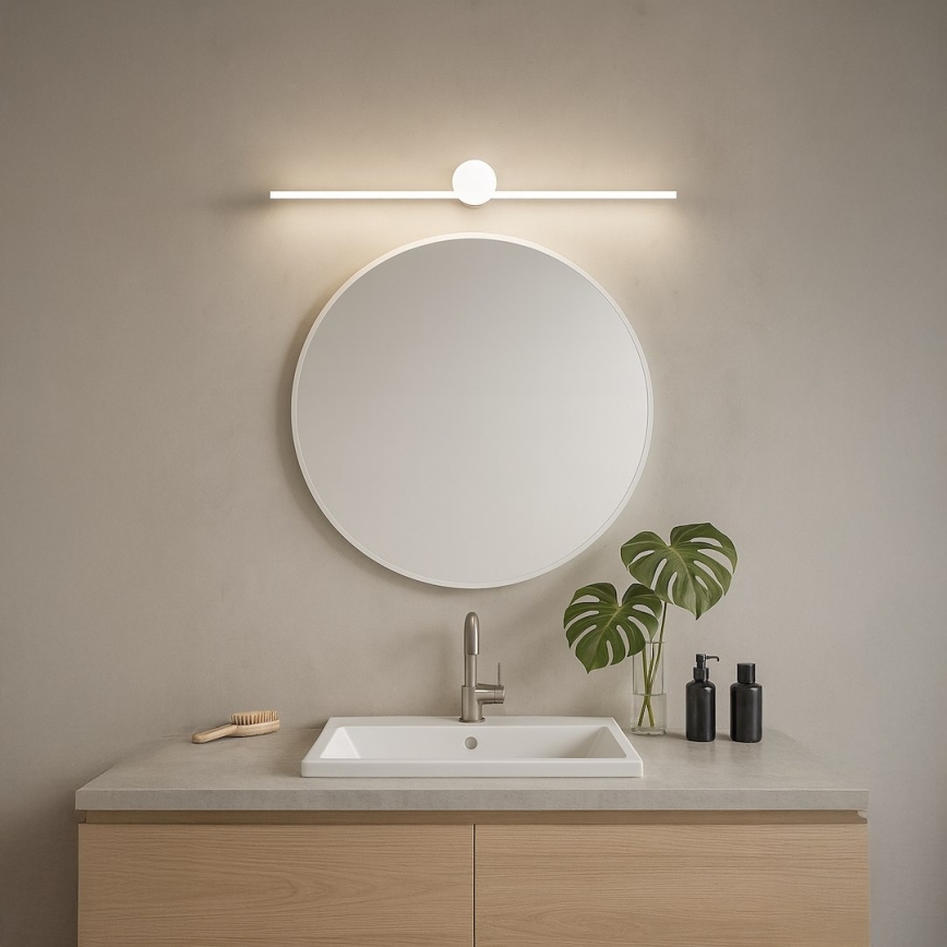 LED-es fürdőszobai tükörvilágítás ARTIST, 9W, 230V, 60 cm, IP44, fehér