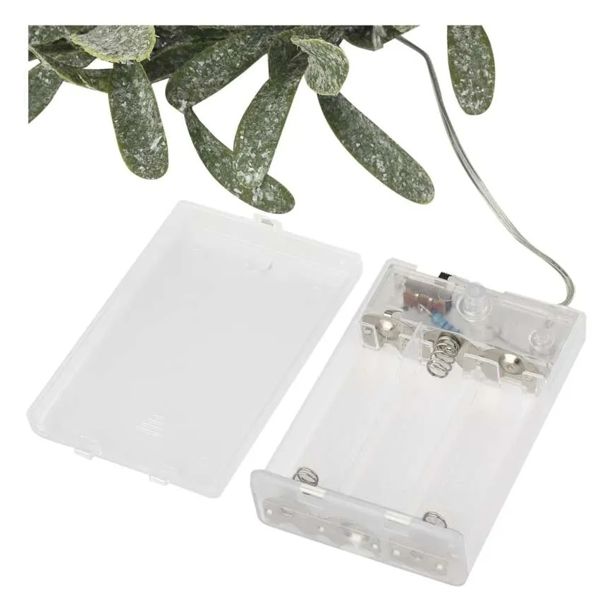 LED-es karácsonyi koszorú 25xLED/3xAA átmérő 35 cm