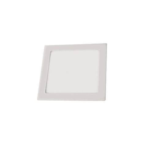 LED-es mennyezeti lámpa Ezüst SMD/18W meleg fehér négyzetes