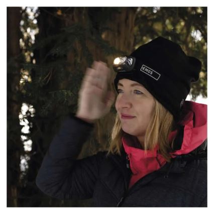 LED-es újratölthető fejlámpa LED/USB 1200 mAh