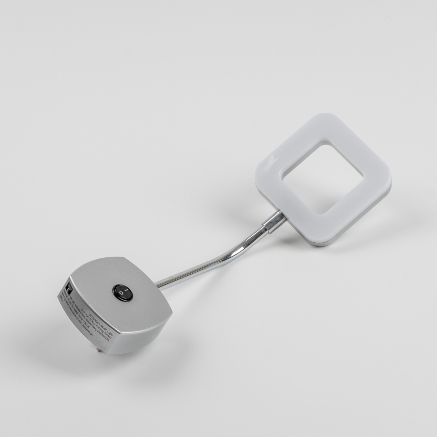 LED fali, konnektorba dugható lámpa LED/3,2W/230V matt króm