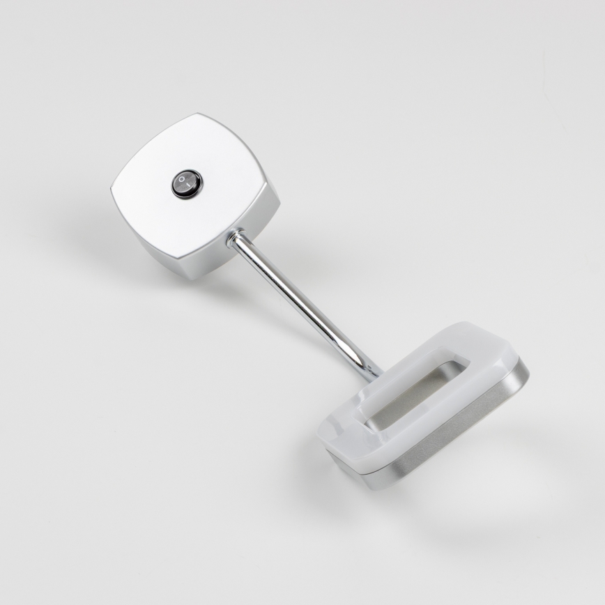 LED fali, konnektorba dugható lámpa LED/3,2W/230V matt króm