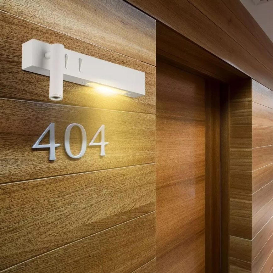 LED Fali lámpa 1xLED/3W/230V + 1xLED/6W