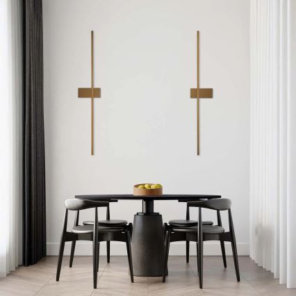 LED fali lámpa AISHA LED/12W/230V 4000K arany