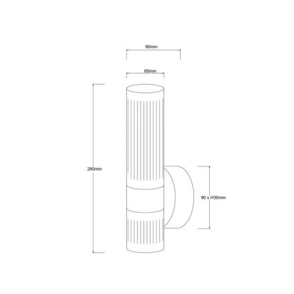 LED fali lámpa AMBIENTE LED/6W/230V 3000/4000/6000K arany